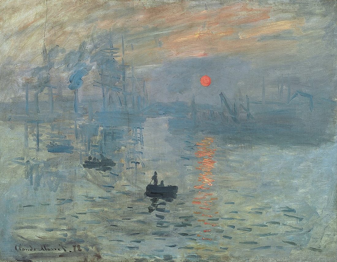 모네 — 〈인상, 해돋이〉 — Monet — Impression, Sunrise (1872)