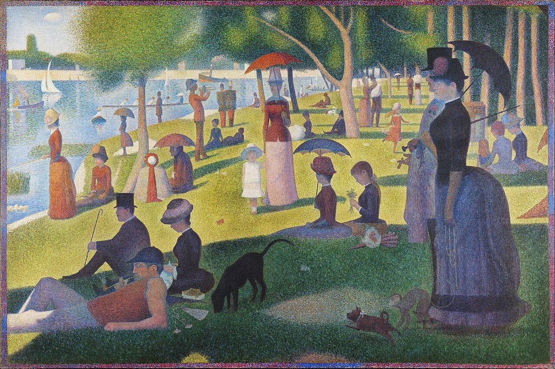 쇠라 — 〈그랑드 자트 섬의 일요일 오후〉 — Seurat — A Sunday on La Grande Jatte (1884–1886)