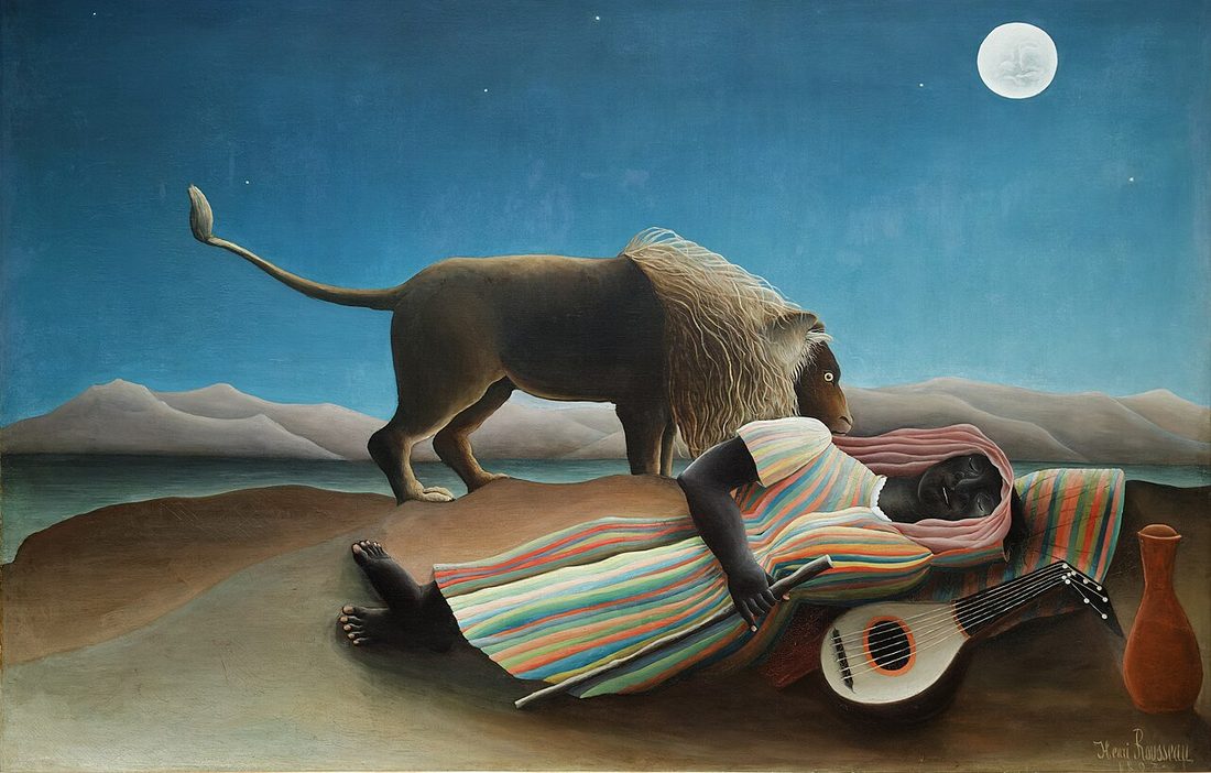 루소 — 〈잠자는 집시〉 — Rousseau — The Sleeping Gypsy (1897)