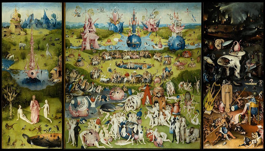 보스 — 〈쾌락의 정원〉 — Bosch — The Garden of Earthly Delights (c. 1490–1510)