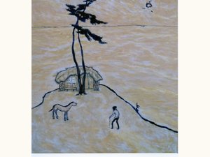 〈까마귀 울 때〉 — 제91회 광풍회전 (2005)