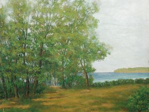 〈西歸浦〉 (1971, 53 × 46 cm)