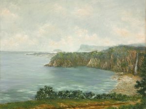 〈西歸浦 風景〉 (1972, 73 × 61 cm)